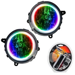 Jeep Compass Headlight Assemblies - ORACLE Lighting - SMD Pre-Assembled - ColorSHIFT - `07-`16 Jeep Compass Headlight Assemblies - ORACLE Lighting - SMD Pre-Assembled - ColorSHIFT - `07-`16